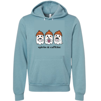 HP - Spirits & Caffeine - Sponge Fleece Hoodie - Blues, Purples