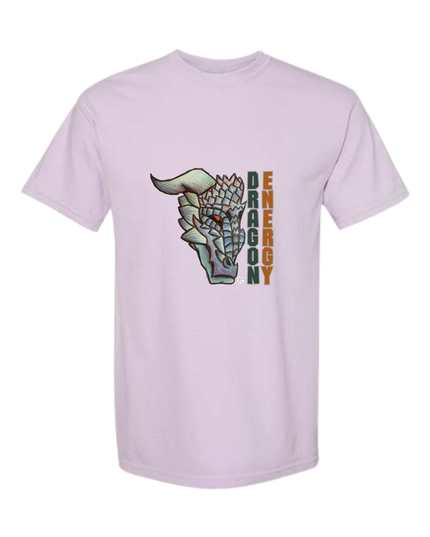Dragon Energy - Comfort Colors - Heavyweight Unisex Tee - Pinks & Purples
