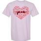 You & Me - Comfort Colors - Heavyweight Unisex Tee - Pinks & Purples