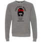 SP - Football Moms Fueled By - Sponge Fleece Raglan Sweatshirt - Greens, Neutrals