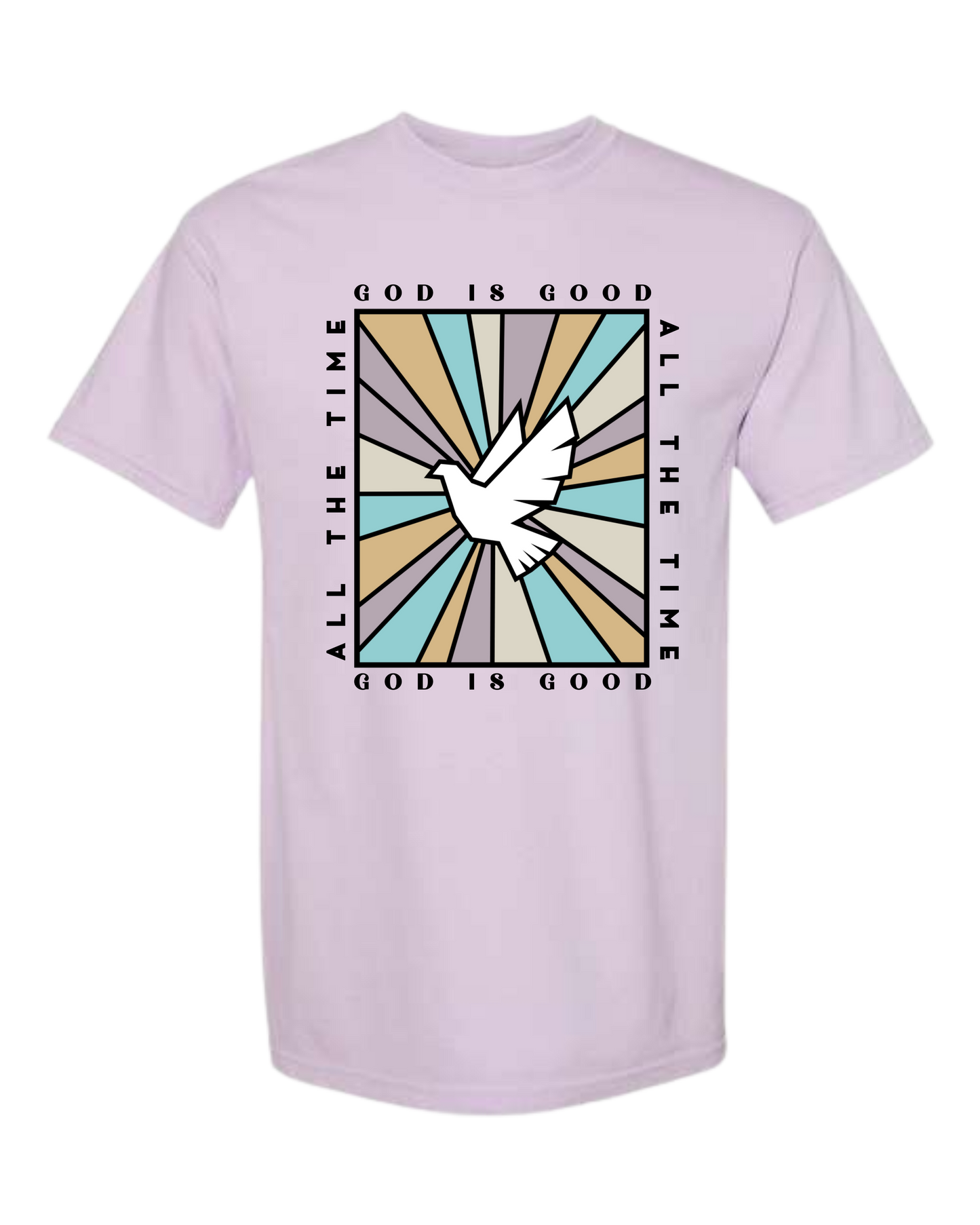 God Is Good - Comfort Colors - Heavyweight Unisex Tee - Pinks & Purples