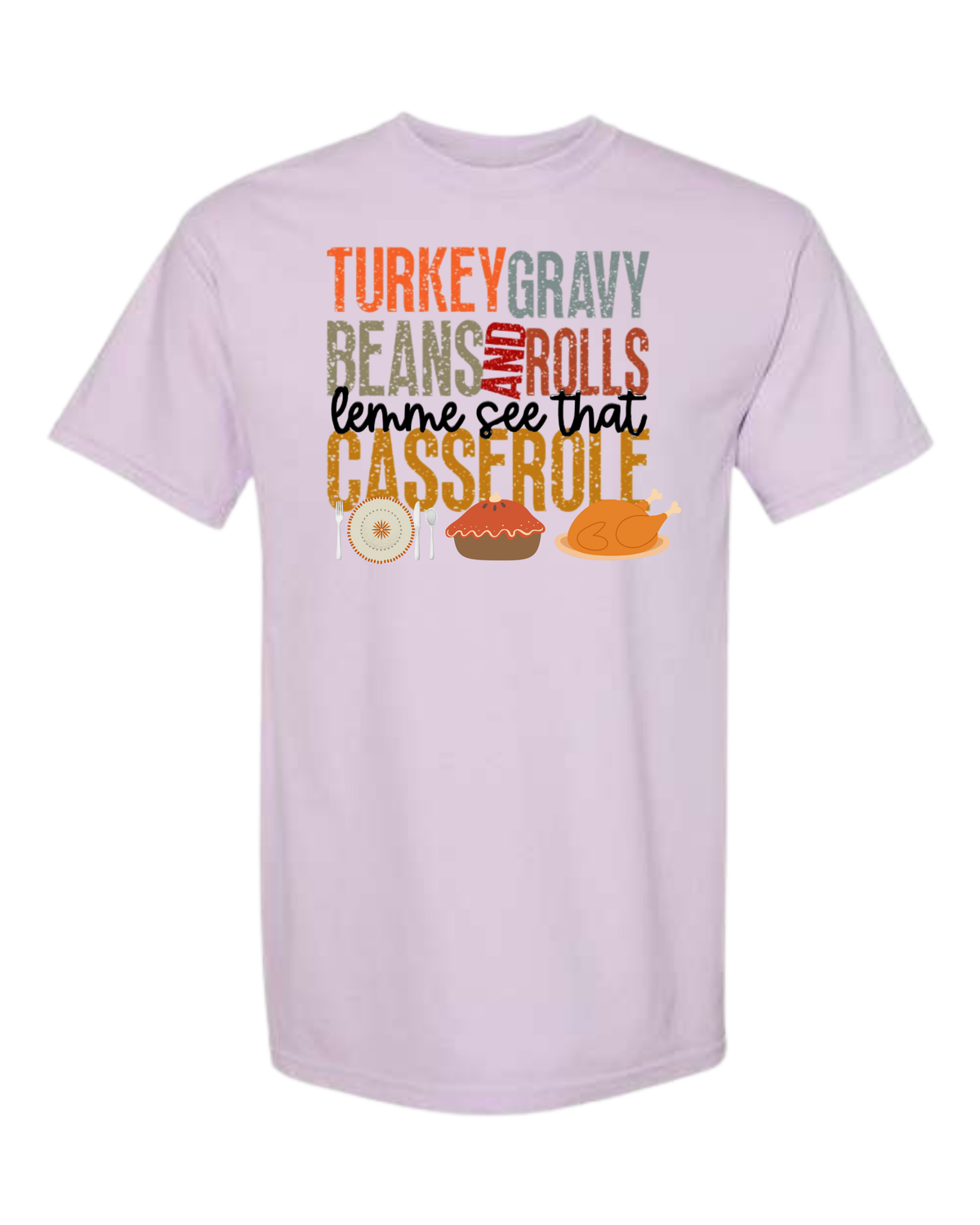 Let Me See That Casserole - Comfort Colors - Heavyweight Unisex Tee - Pinks, Purples