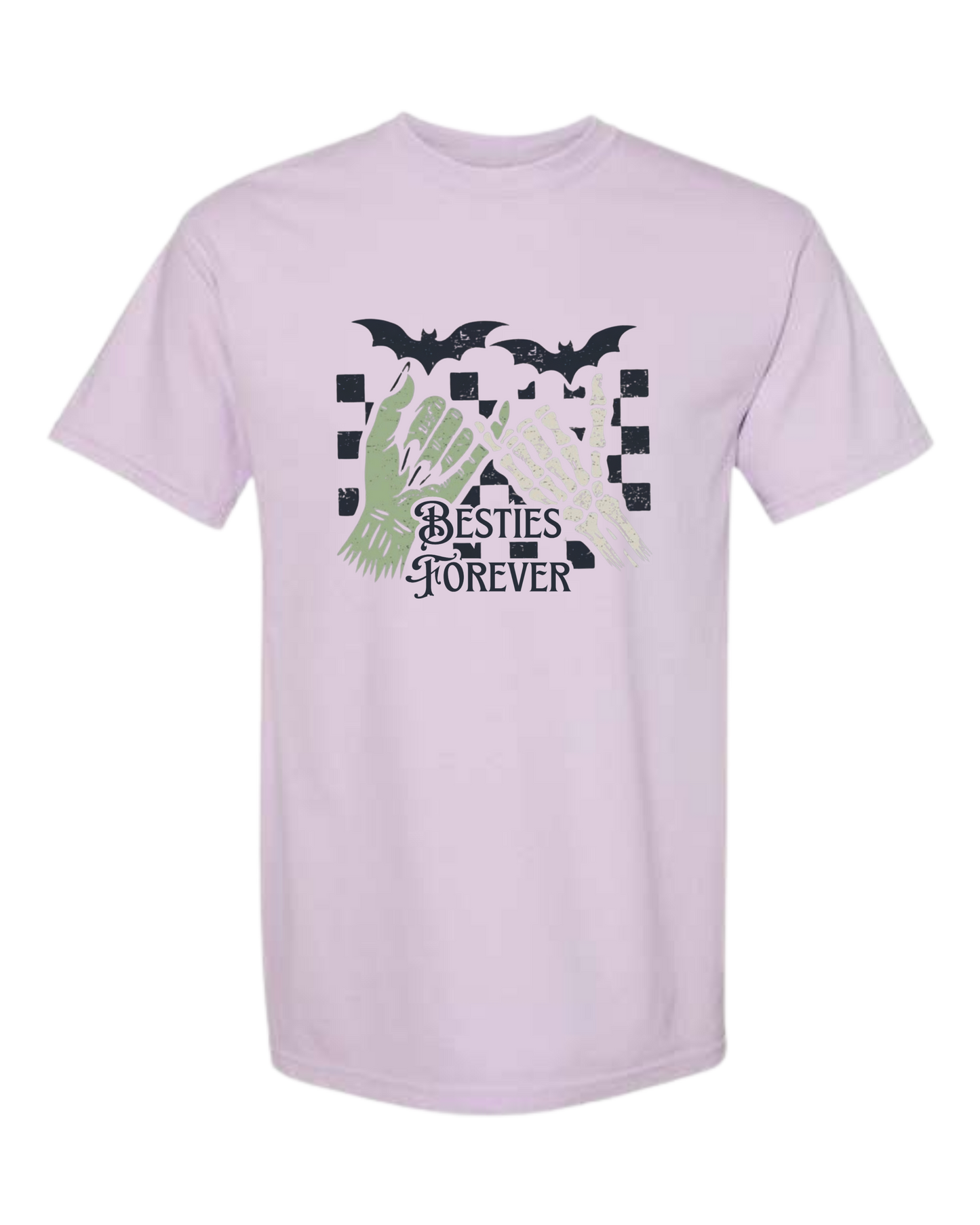 Besties Forever - Comfort Colors - Heavyweight Unisex Tee - Pinks & Purples