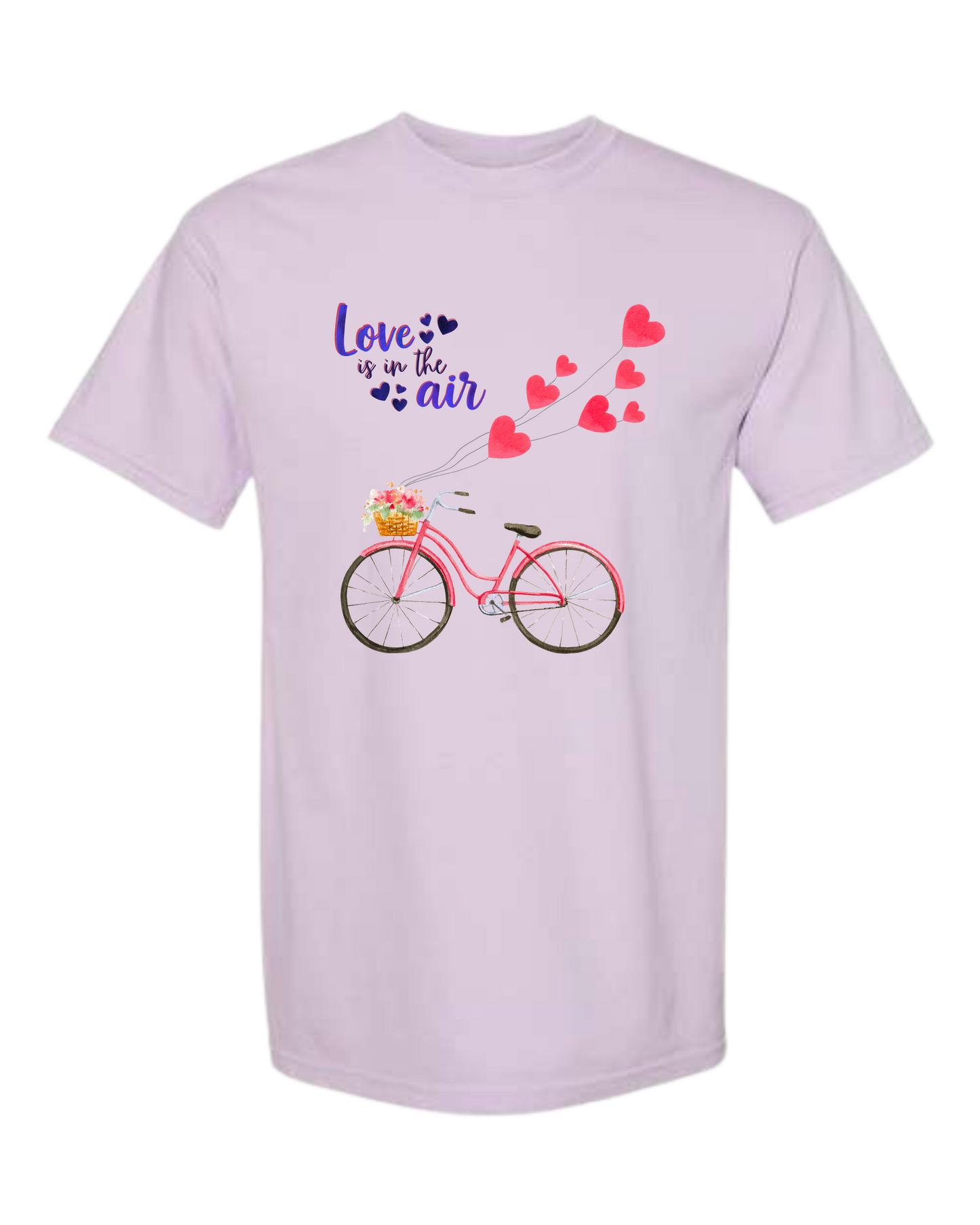 Love is in The Air - Comfort Colors - Heavyweight Unisex Tee - Pinks & Purples