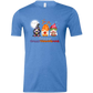 Happy HalloThanksMas Gnomes - Unisex Tee - Blues