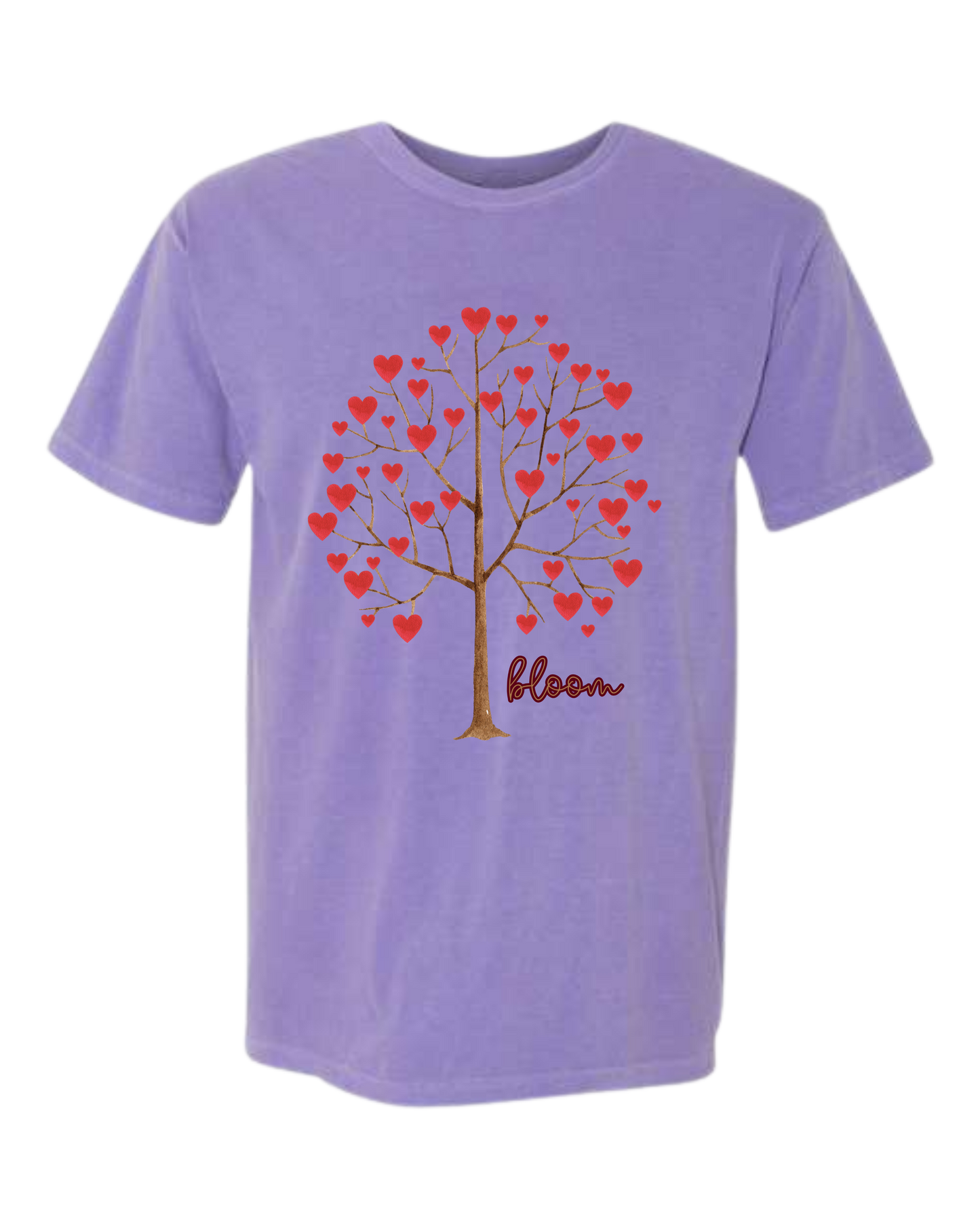 Bloom - Comfort Colors - Heavyweight Unisex Tee - Pinks & Purples