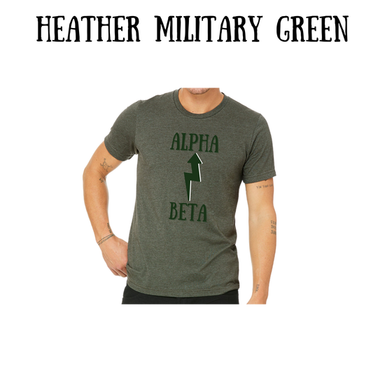 Beta to Alpha - Unisex Tee - Greens
