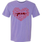 You & Me - Comfort Colors - Heavyweight Unisex Tee - Pinks & Purples