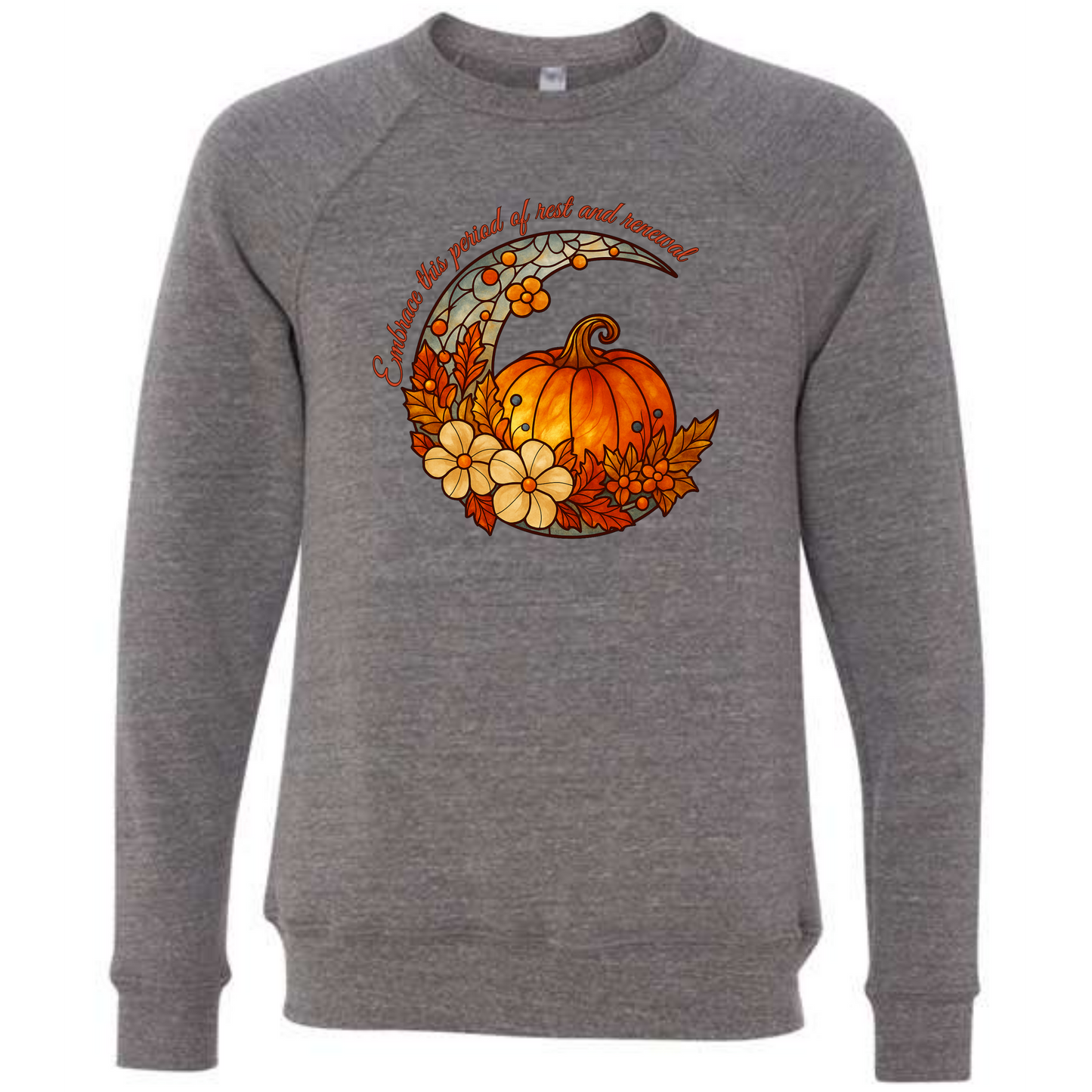 Rest and Renewal - Sponge Fleece Raglan Sweatshirt - Greens, Neutrals