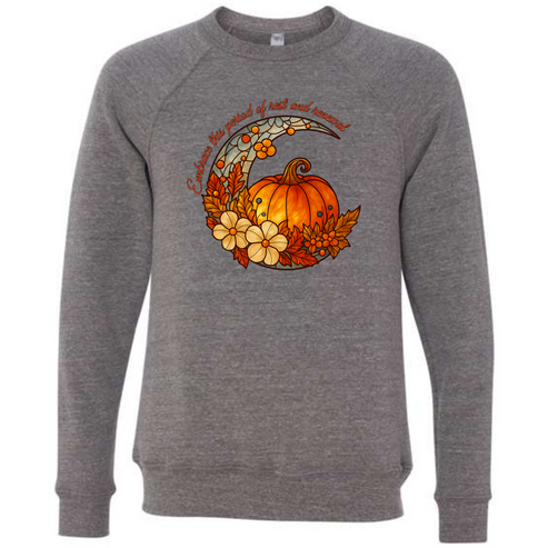 Rest and Renewal - Sponge Fleece Raglan Sweatshirt - Greens, Neutrals