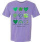 Galatians 5 - St Patrick's Day - Comfort Colors - Heavyweight Unisex Tee - Pinks & Purples