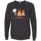 Happy Hallothanksmas Gnomes- Sponge Fleece Raglan Sweatshirt - Greens, Neutrals