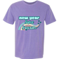 New Year Same Sarcasm - Comfort Colors - Heavyweight Unisex Tee - Pinks & Purples
