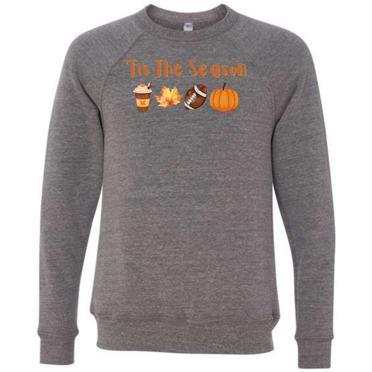 'Tis The Season - Fall - Sponge Fleece Raglan Sweatshirt - Greens, Neutrals