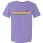 On Island Time - Comfort Colors - Heavyweight Unisex Tee - Pinks & Purples