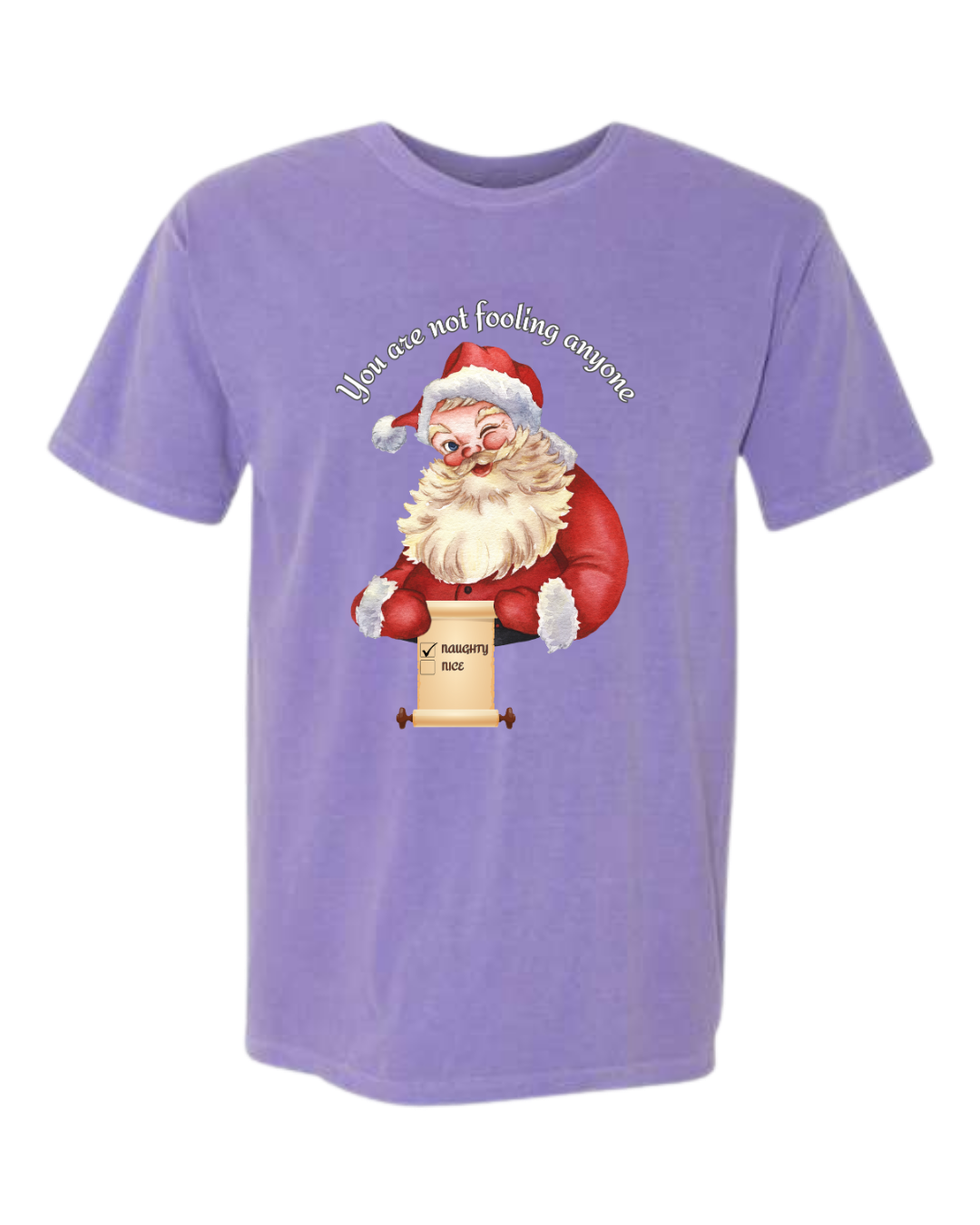 You Are Not Fooling Anyone - Comfort Colors - Heavyweight Unisex Tee - Pinks, Purples