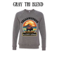 CP - Yellowstone: Fluffy Cows - Sponge Fleece Raglan Sweatshirt - Greens, Neutrals