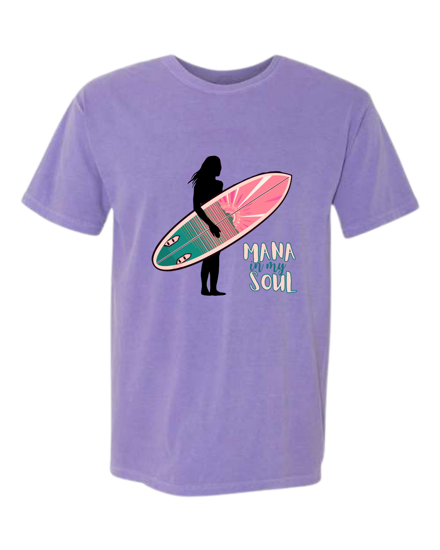 Mana in My Soul - Comfort Colors - Heavyweight Unisex Tee - Pinks & Purples