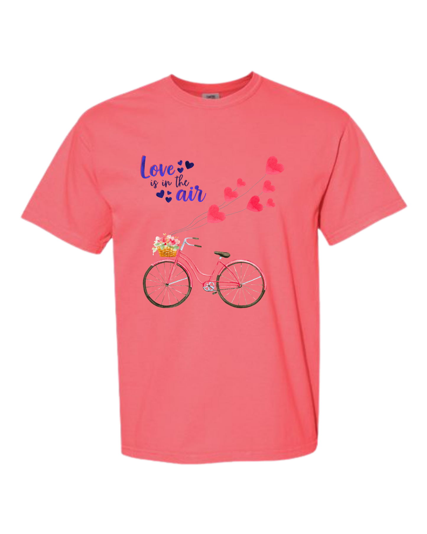 Love is in The Air - Comfort Colors - Heavyweight Unisex Tee - Pinks & Purples