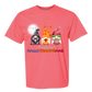 Happy HalloThanksMas Gnomes - Comfort Colors - Heavyweight Unisex Tee - Pinks, Purples