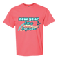 New Year Same Sarcasm - Comfort Colors - Heavyweight Unisex Tee - Pinks & Purples