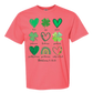 Galatians 5 - St Patrick's Day - Comfort Colors - Heavyweight Unisex Tee - Pinks & Purples