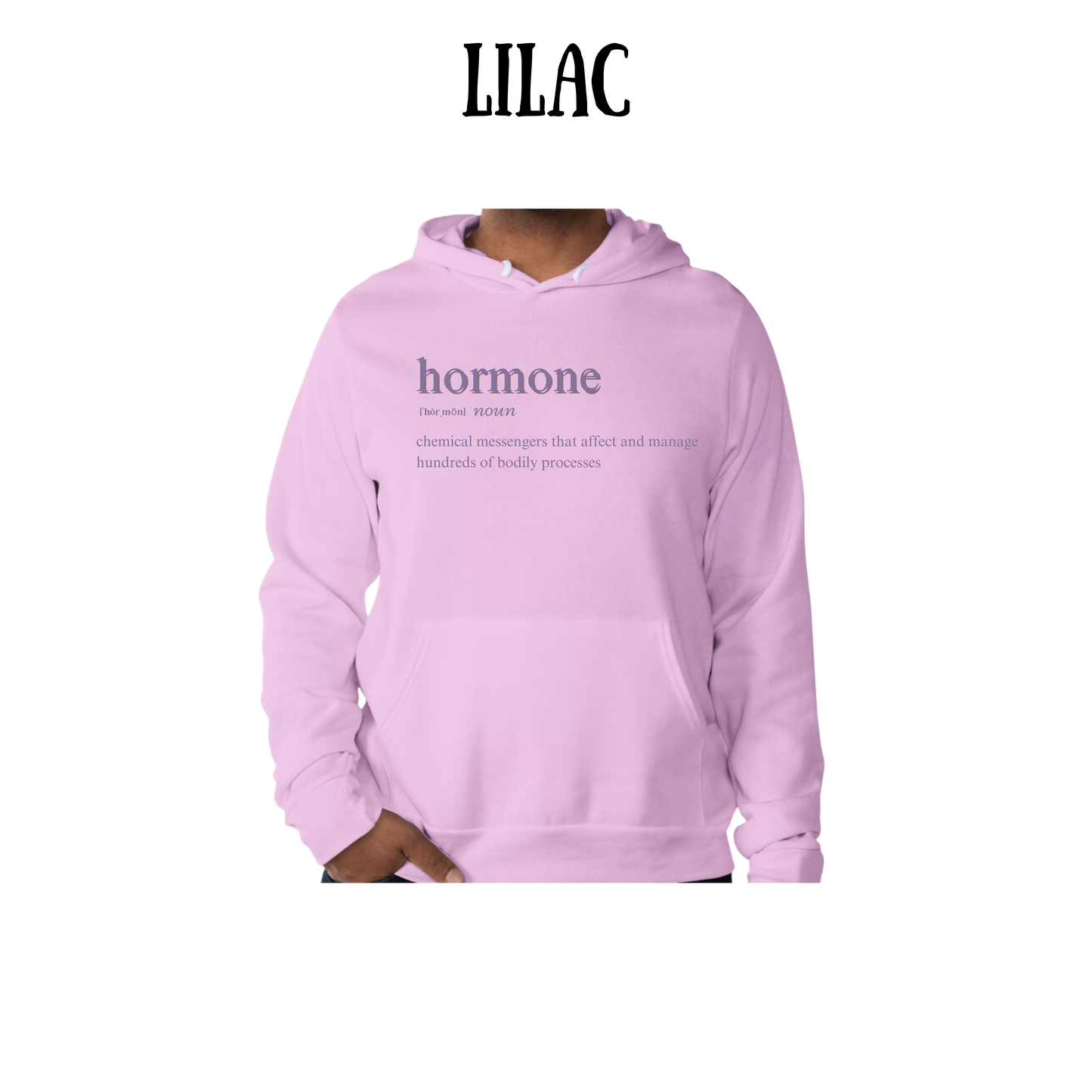 BP - Hormone - Sponge Fleece Hoodie - Blues, Purples