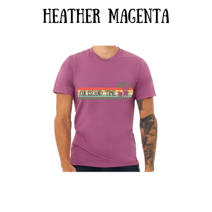 VP - On Island Time - Unisex Tee - Pinks, Purples, Neutrals