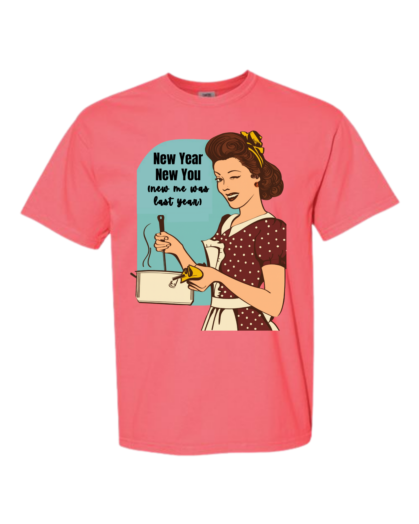 New Year New You - Comfort Colors - Heavyweight Unisex Tee - Pinks & Purples