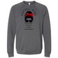 SP - Football Moms Fueled By - Sponge Fleece Raglan Sweatshirt - Greens, Neutrals