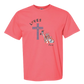Loves Jesus & America too - Comfort Colors - Heavyweight Unisex Tee - Pinks & Purples