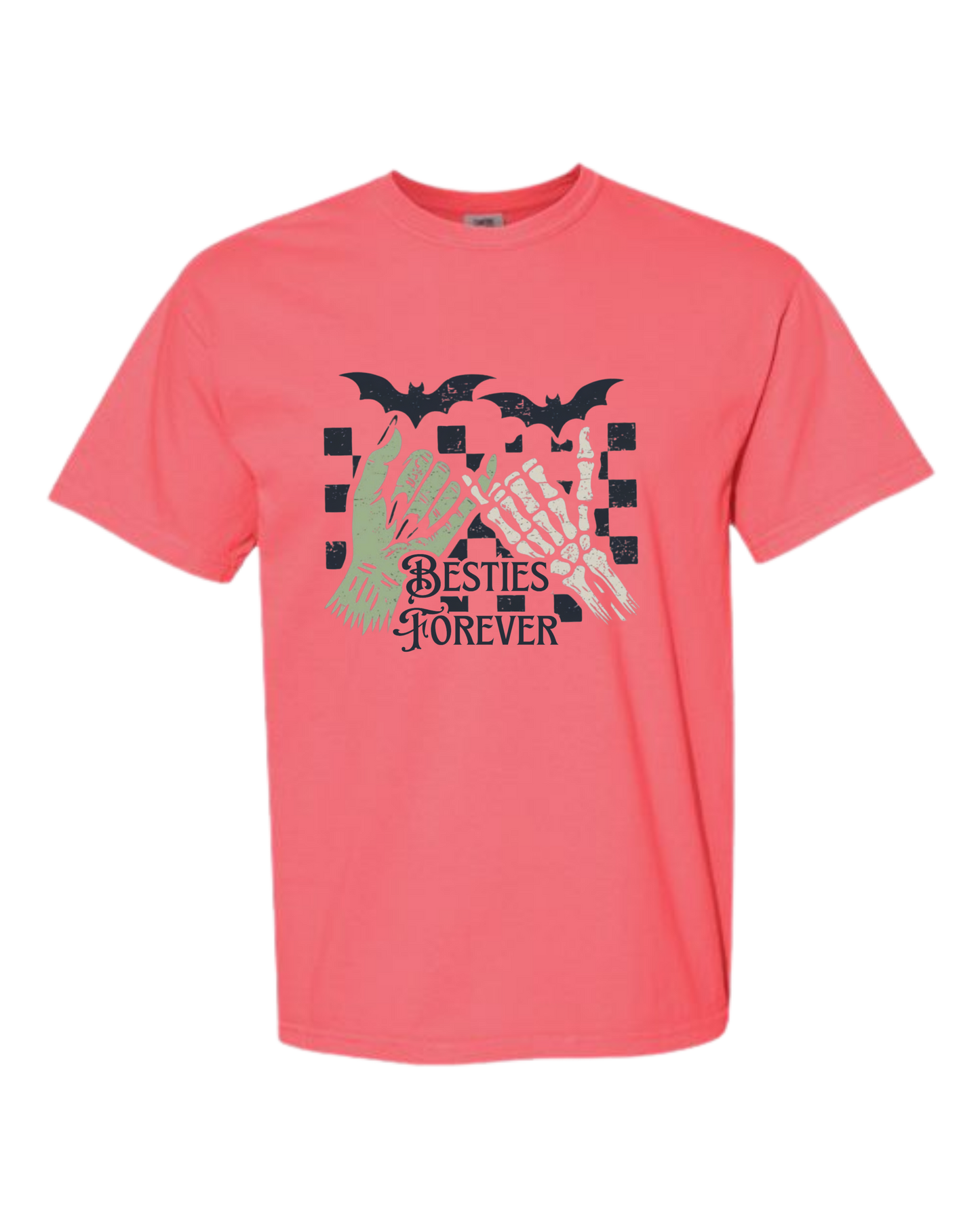 Besties Forever - Comfort Colors - Heavyweight Unisex Tee - Pinks & Purples