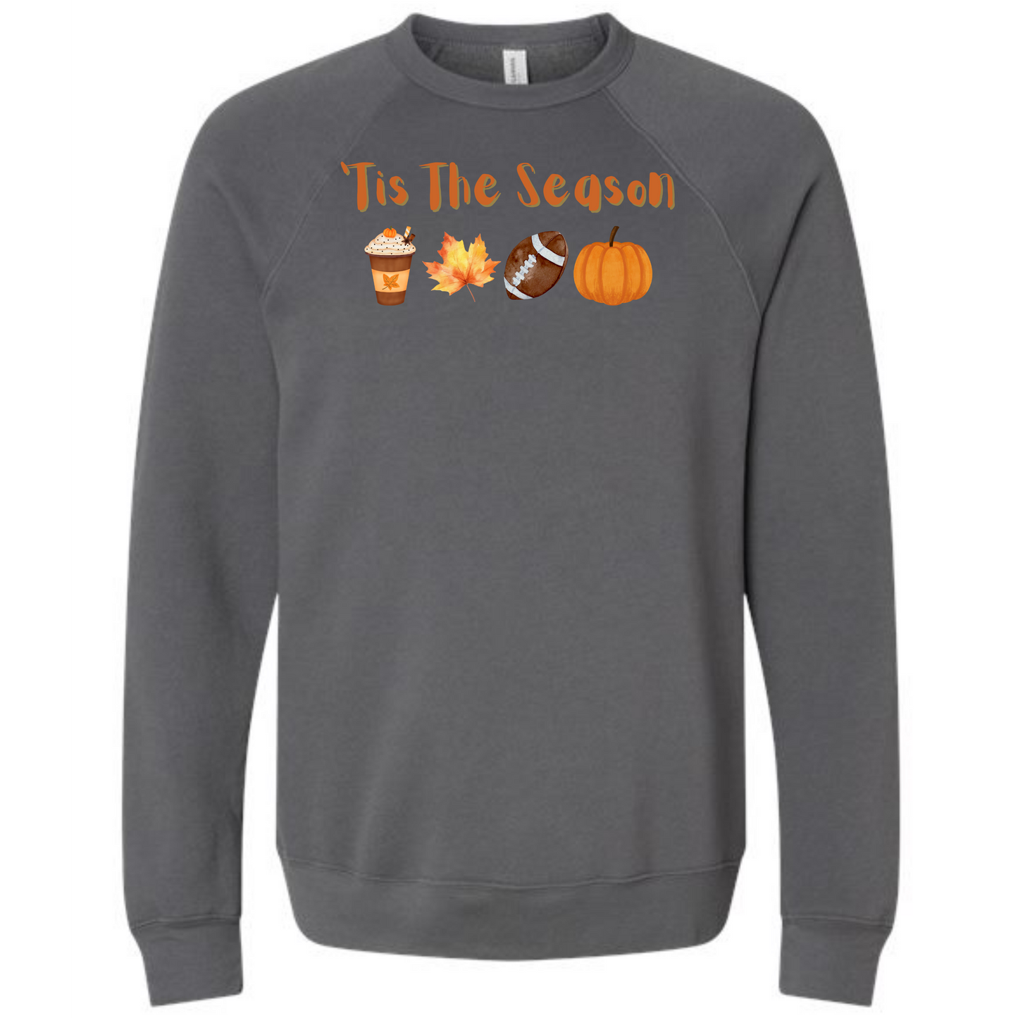 'Tis The Season - Fall - Sponge Fleece Raglan Sweatshirt - Greens, Neutrals