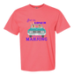 Get in Loser We're Playing Mahjong - Comfort Colors - Heavyweight Unisex Tee - Pinks & Purples