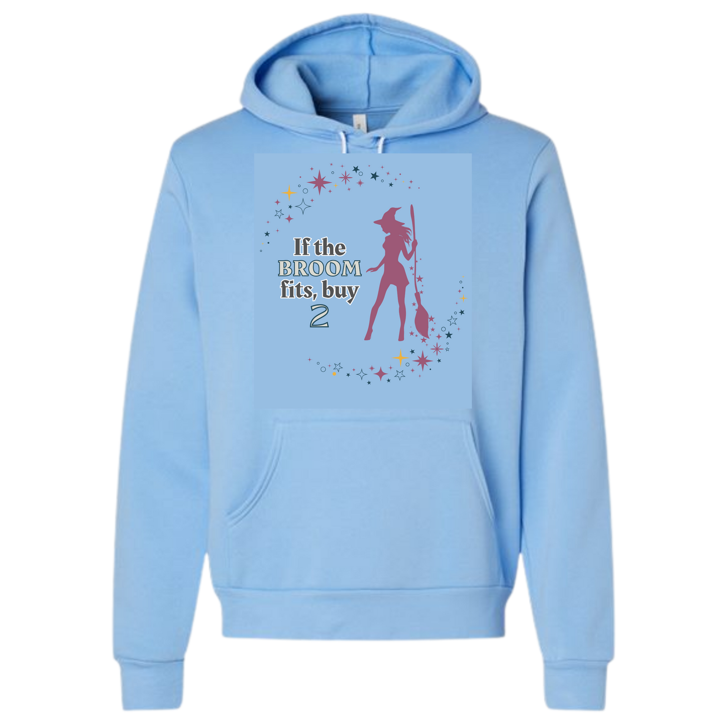 HP - If The Broom Fits - Sponge Fleece Hoodie - Blues, Purples