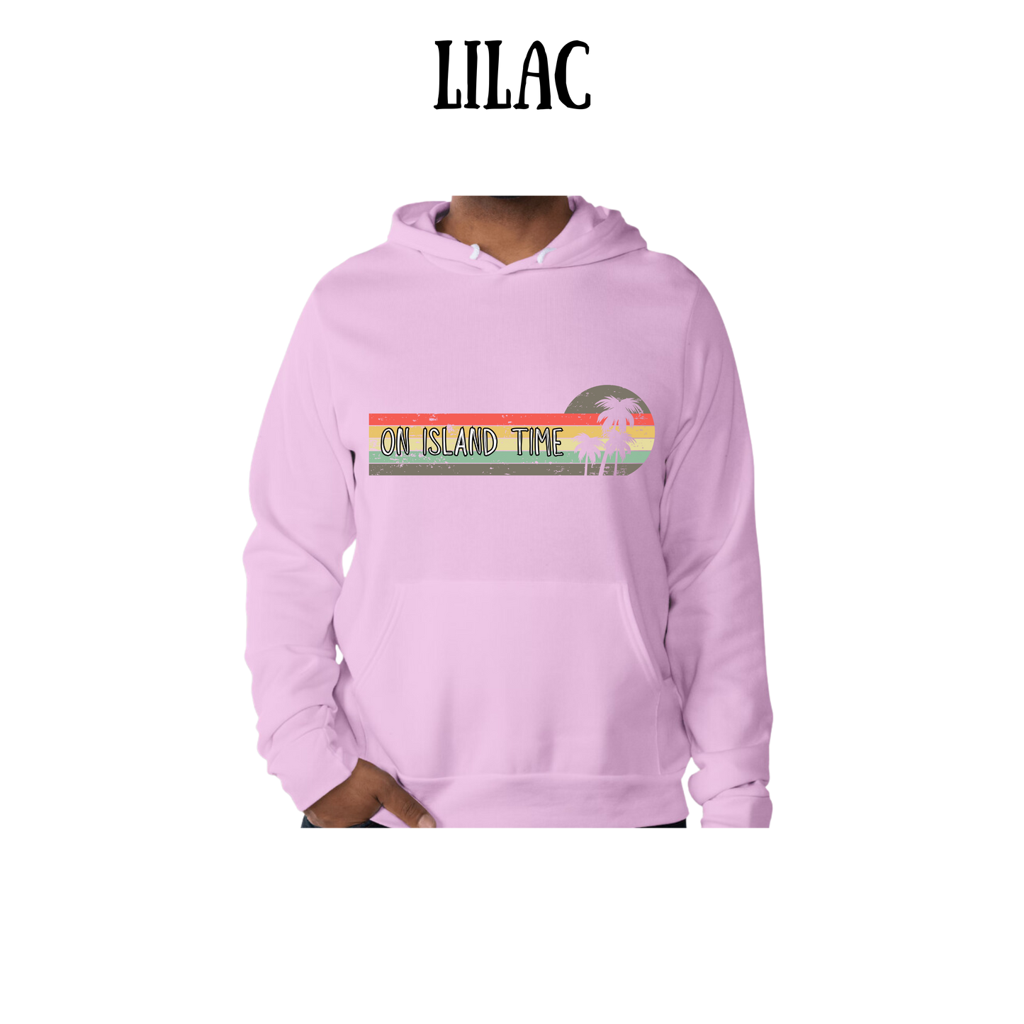 VP - On Island Time - Sponge Fleece Hoodie - Blues, Purples