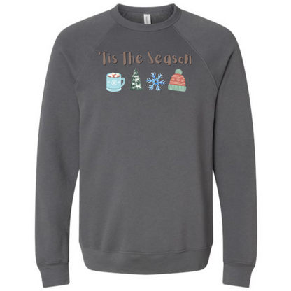 HP - 'Tis The Season - Winter - Sponge Fleece Raglan Sweatshirt - Greens, Neutrals