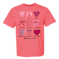 Galatians 5 - Valentines - Comfort Colors - Heavyweight Unisex Tee - Pinks & Purples