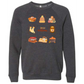 HP - Hello Autumn - Sponge Fleece Raglan Sweatshirt - Greens, Neutrals