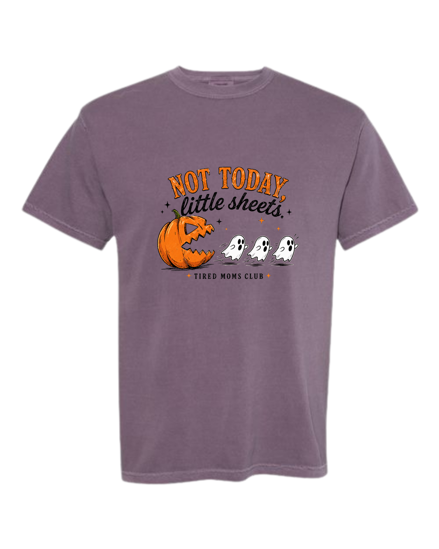 Not Today, Little Sheets - Comfort Colors - Heavyweight Unisex Tee - Pinks & Purples