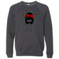 SP - Football Moms Fueled By - Sponge Fleece Raglan Sweatshirt - Greens, Neutrals