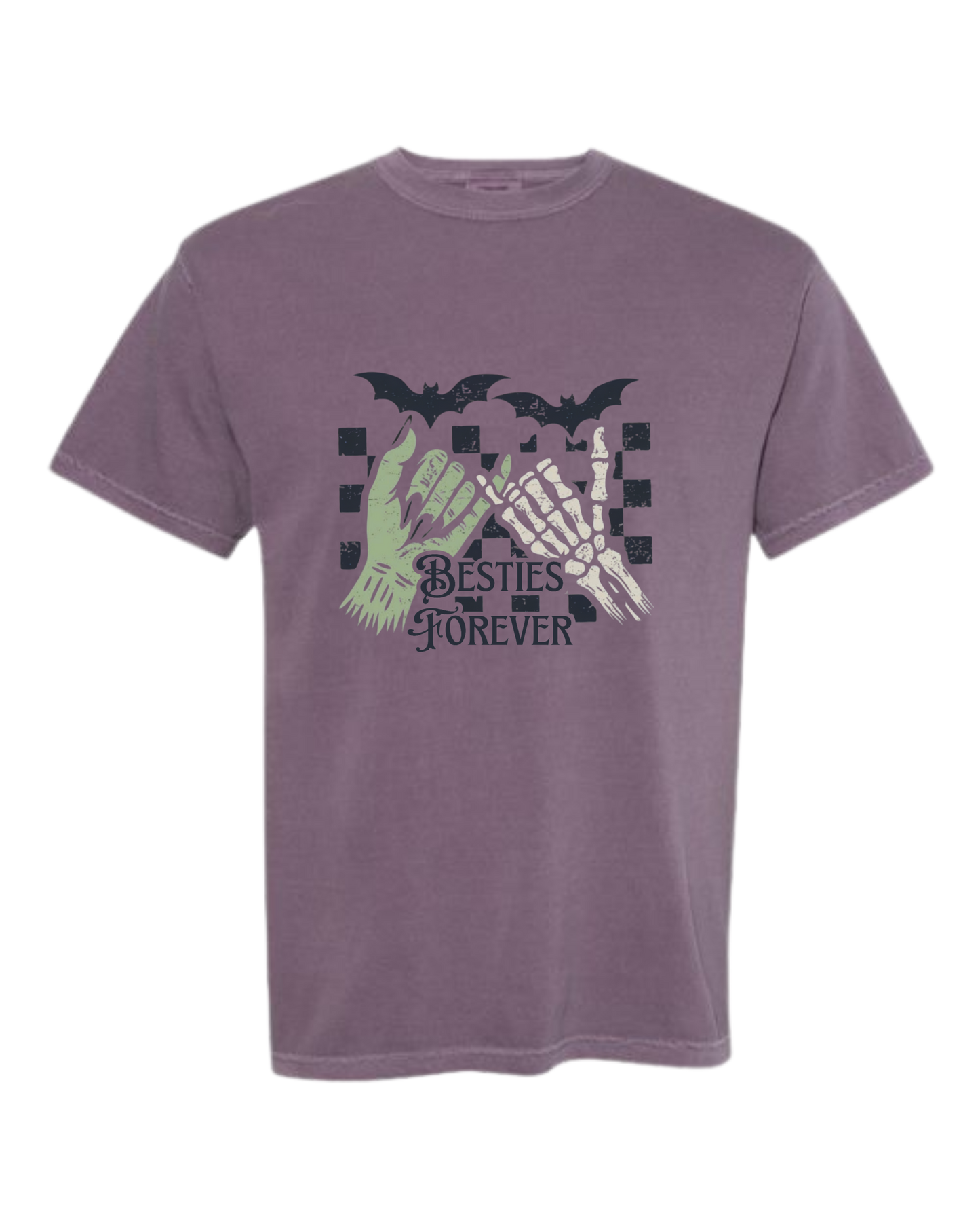 Besties Forever - Comfort Colors - Heavyweight Unisex Tee - Pinks & Purples