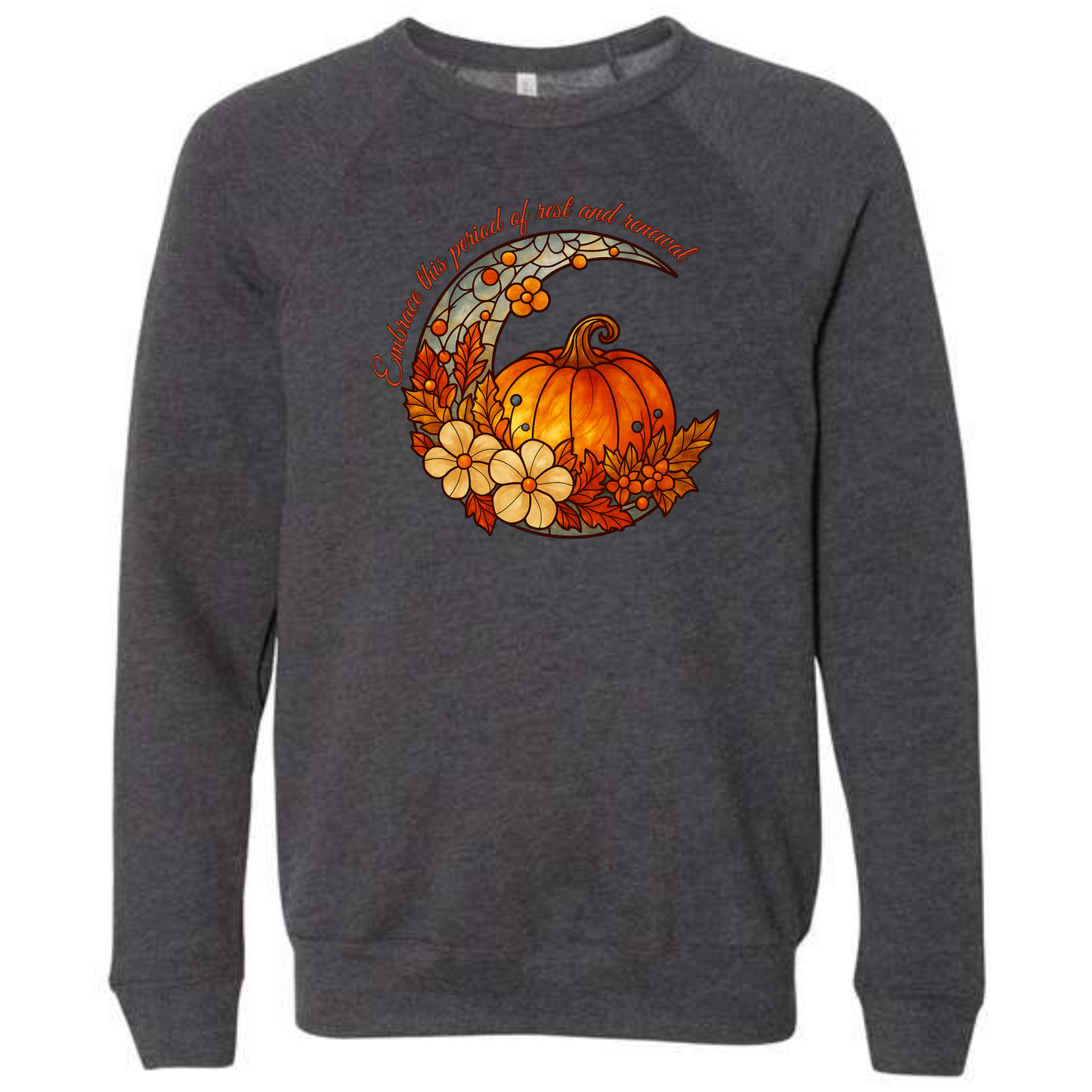 Rest and Renewal - Sponge Fleece Raglan Sweatshirt - Greens, Neutrals