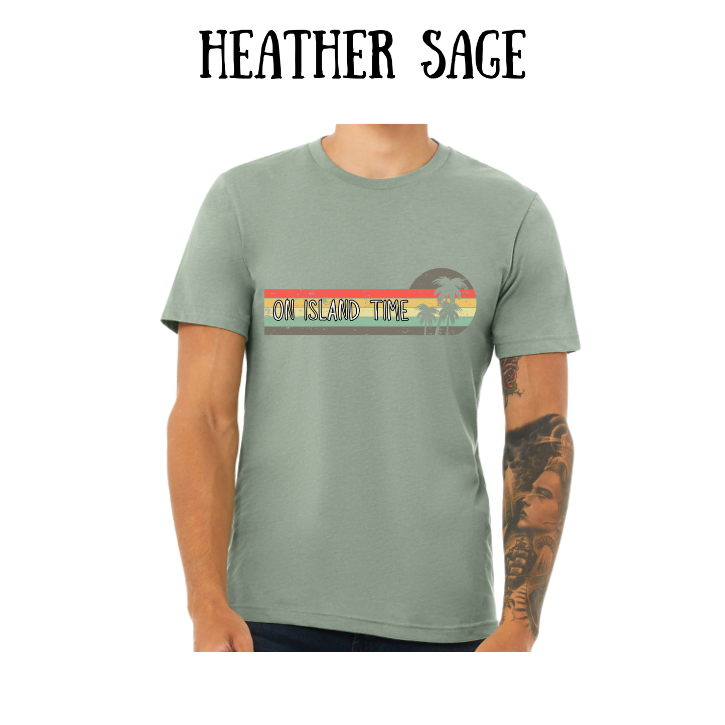 VP - On Island Time - Unisex Tee - Greens