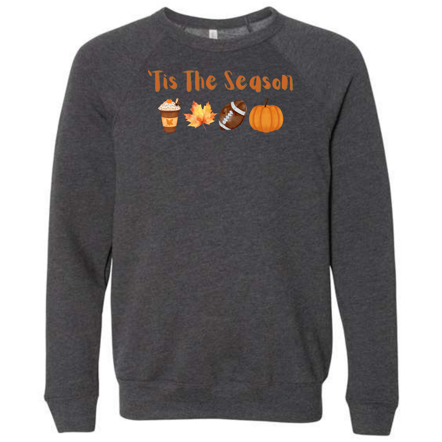 'Tis The Season - Fall - Sponge Fleece Raglan Sweatshirt - Greens, Neutrals