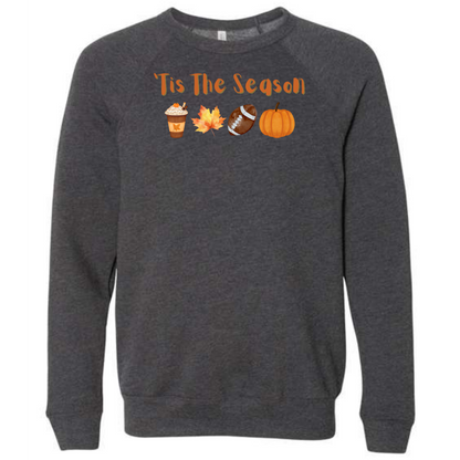 HP - 'Tis The Season - Fall - Sponge Fleece Raglan Sweatshirt - Greens, Neutrals