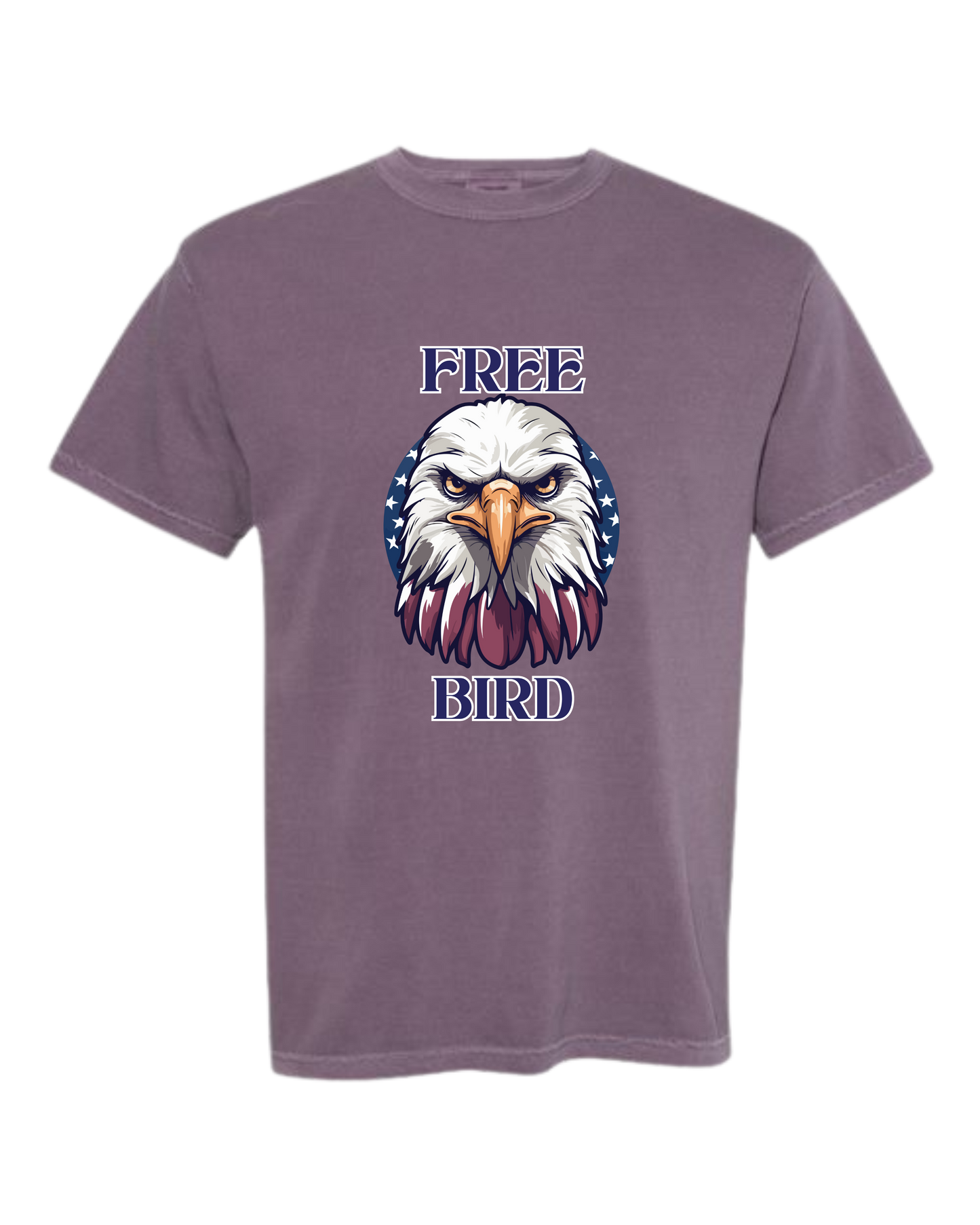 Free Bird - Comfort Colors - Heavyweight Unisex Tee - Pinks & Purples