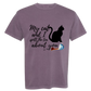 My Cat and I spill the tea about you - Comfort Colors - Heavyweight Unisex Tee - Pinks & Purples