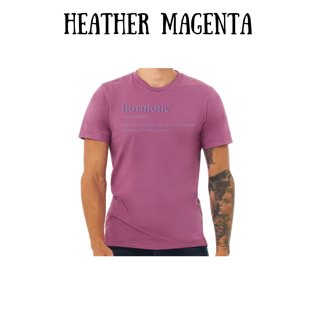 Hormone - Unisex Tee - Pinks, Purples, Neutrals