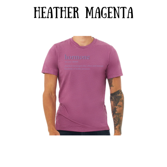 Hormone - Unisex Tee - Pinks, Purples, Neutrals